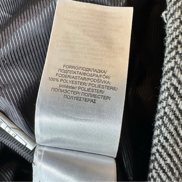 Lauren Ralph Lauren Gray Herringbone Coat - Picture 7 of 8